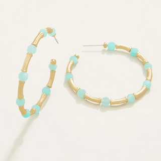 Calm Waters Hoop Earrings