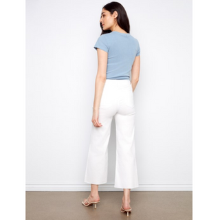 Flared Wide-Leg Denim Pant - dolly mama boutique