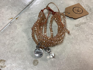 I Am Enough Bracelet Silver