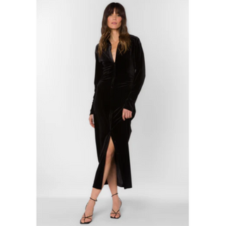 Phoenix Stretch Velvet Dress