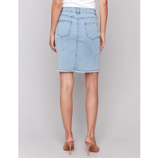 Basic Denim Skirt - dolly mama boutique