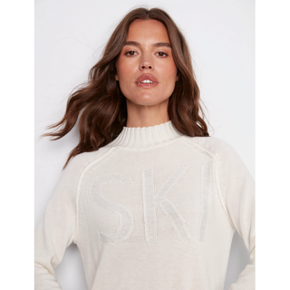 Raglan-Sleeve "Ski" Sweater