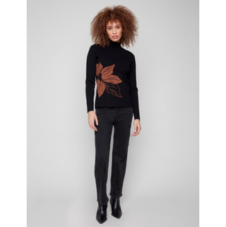 Gutsy Reversible Mock-Neck Sweater
