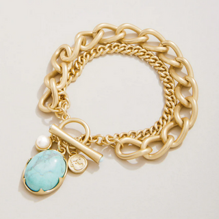 Coralie Toggle Bracelet - dolly mama boutique