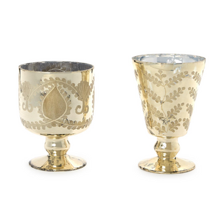 Mercury Glass Cachepot