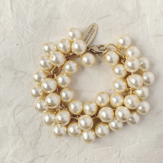 Iconic Pearl Cluster Bracelet - dolly mama boutique
