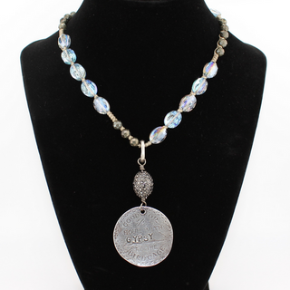 Vintage Token Necklace - dolly mama boutique