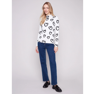 Gutsy Reversible Mock-Neck Sweater