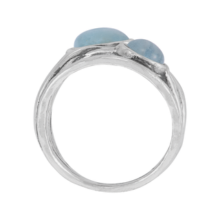 Bluebird Nest Aquamarine Ring - view 2