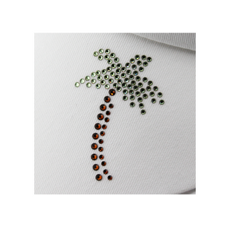 Bridgitte Visor with Crystal Palm Tree - Multicolor - dolly mama boutique