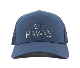 Kourtney Crystal Seahawks "GO HAWKS!" Heart Hat
