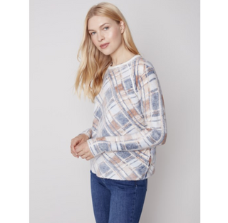 Crew-Neck Reversible Sweater C2268X
