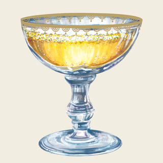 Champagne Coupe Cocktail Napkins