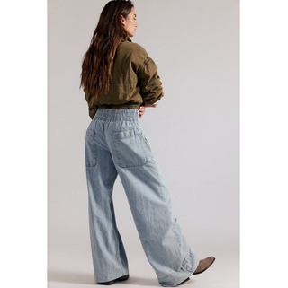 Breezy Denim Pull-On Pant