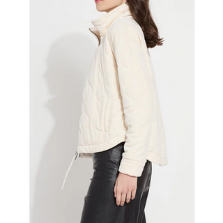 Astra Quilted Velvet Jacket - dolly mama boutique