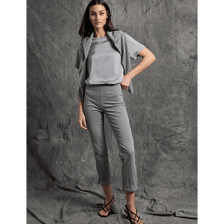 Boyfriend Denim Pant - Grey