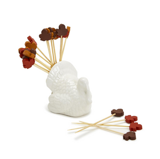 Turkey Pick Holder & Leaf Picks - dolly mama boutique