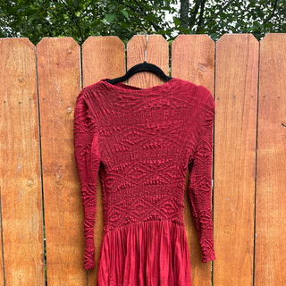 Textured-Top Dress