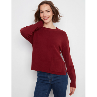 Crewneck Sweater with Pocket