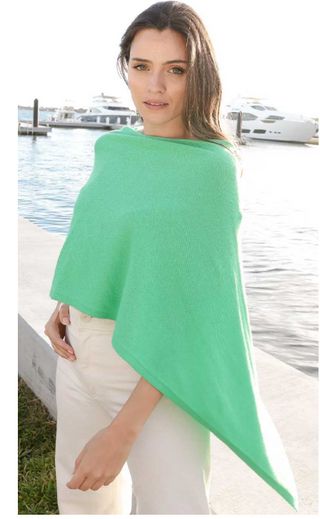 Cotton Cashmere Poncho - dolly mama boutique