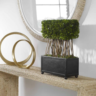 Boxwood Rectangular Topiary - dolly mama boutique