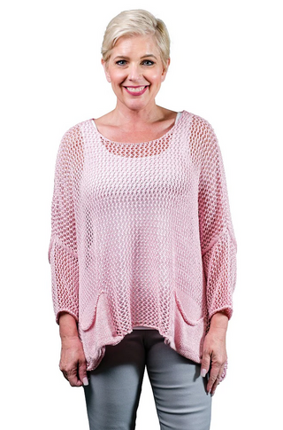 Lennox Knit Top LS #BLS133 - dolly mama boutique