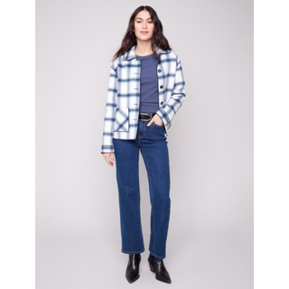 Reversible Plaid Jacket - dolly mama boutique