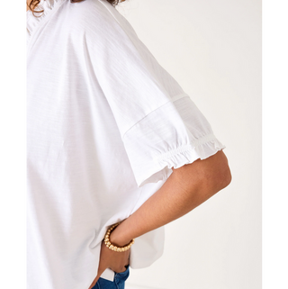 Amelia Ruffle Tee - dolly mama boutique
