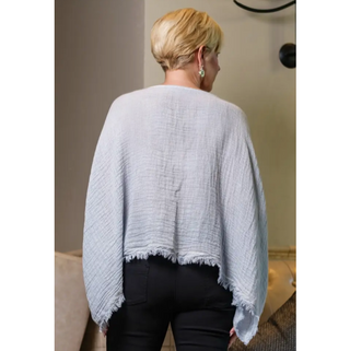 Archer Loose Gauze Top - dolly mama boutique
