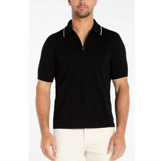 Short-Sleeve Polo Sweater - dolly mama boutique