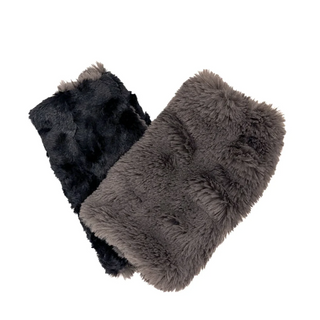 Fingerless Fur Gloves - Short
