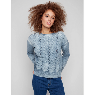 Long-Sleeve Crewneck Sweater