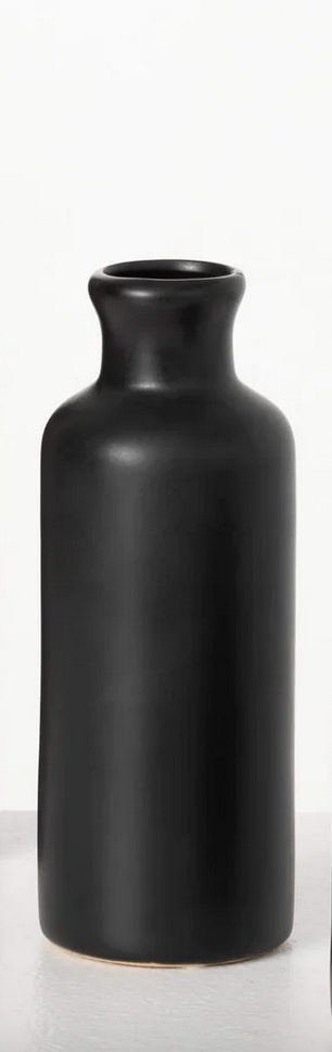 Black Bottle Vase - dolly mama boutique