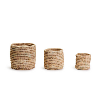 Hand Woven Date Leaf Basket - dolly mama boutique