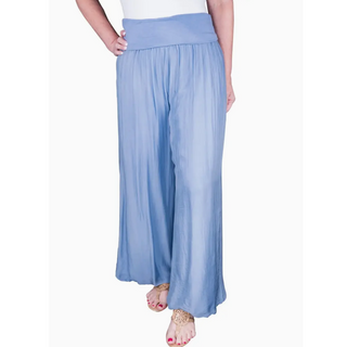 Mercedes Silk Pant - dolly mama boutique