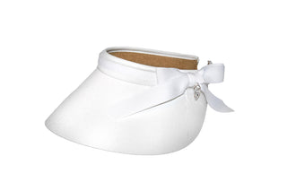 Betsey Crystal Heart Charm Visor - dolly mama boutique