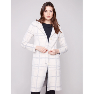 Knit Coatigan with Patch Pockets