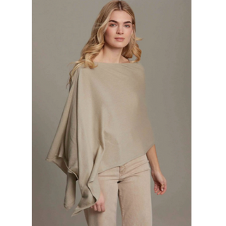 Cotton Cashmere Poncho