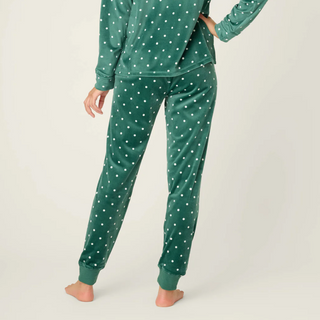 Polka Dot Velour Pant