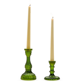 Glass Candlestick - dolly mama boutique