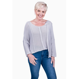 Amani Crop Sweater - dolly mama boutique