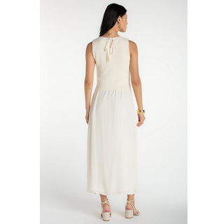 Sleeveless Maxi Dress with Knit Topper - dolly mama boutique