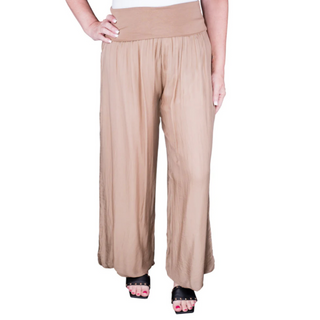 Mercedes Silk Pant - dolly mama boutique