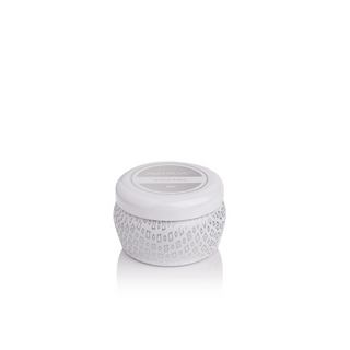 Volcano Mini Tin Candle - White