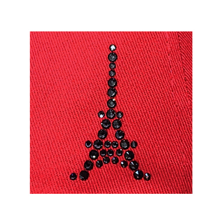 Rachel Cap with Crystal Eiffel Tower - dolly mama boutique