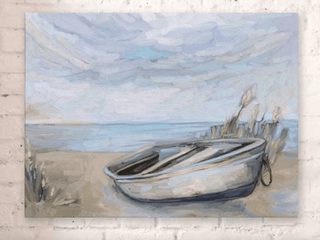 Seaside Boat Canvas - dolly mama boutique