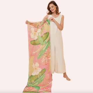 Watercolor Linen Scarf