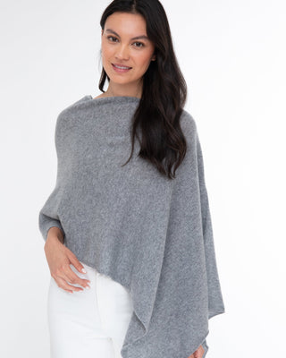 Cashmere Poncho - Flagstone 8125
