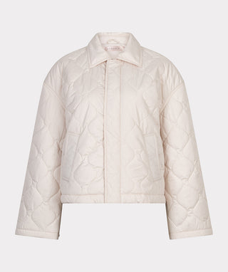 Quilted Jacket by EsQualo in Light Sand - view 6