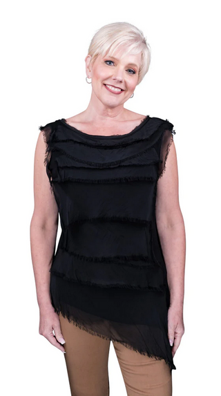 Arianna Slevless Top - dolly mama boutique